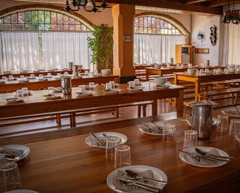 Casa de colonias Can Miqueló comedor